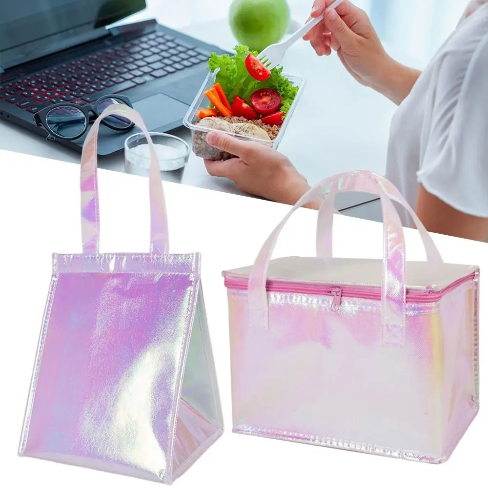 Aluminum Foil Ice Storage Bags Insulated Food Thermal Bag Durable Outdoor Boxes Foldable Cooler Bag Lunch Picnic Bag