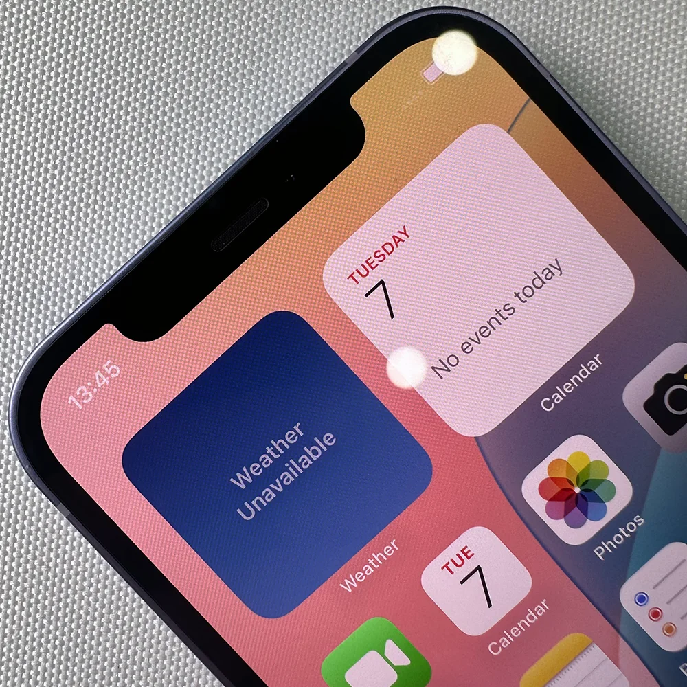 هاتف iPhone 12 5G الأصلي 64/128GB IOS A14 Bionic Hexacore 6.1 بوصة مزدوج 12 ميجابكسل سوبر ريتينا XDR OLED IOS هاتف محمول