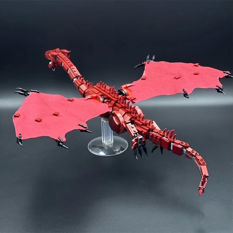 806 pçs senhoras dos anéis saga smaug dragão modelo detalhado moc diy educação blocos de construção brinquedos aniversário presente para fãs loteres