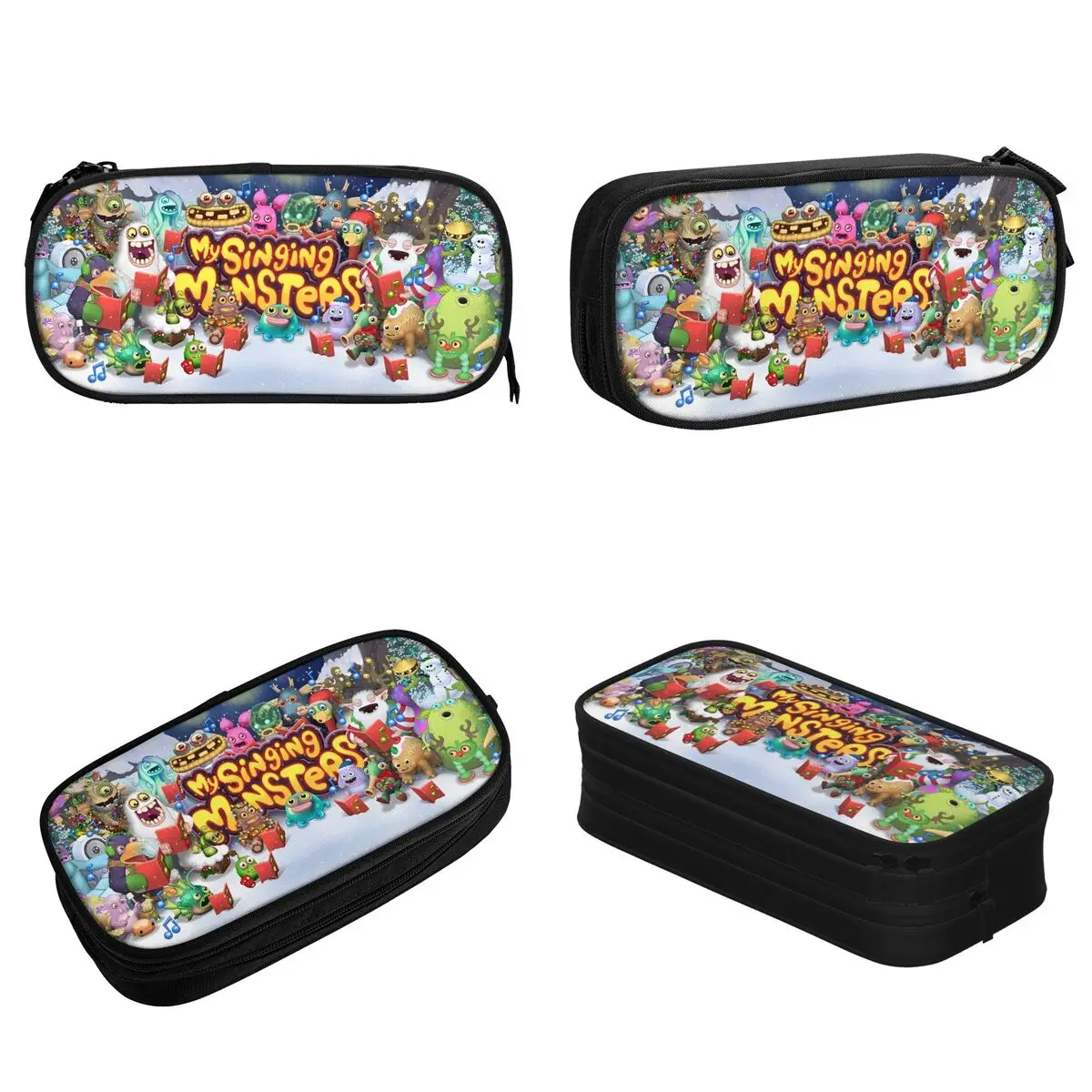 My Singing Monsters Game Pencil Cases Gartoon Pen Pencil Bags Kids Large Storage School Supplies Gift Pencil Pouch