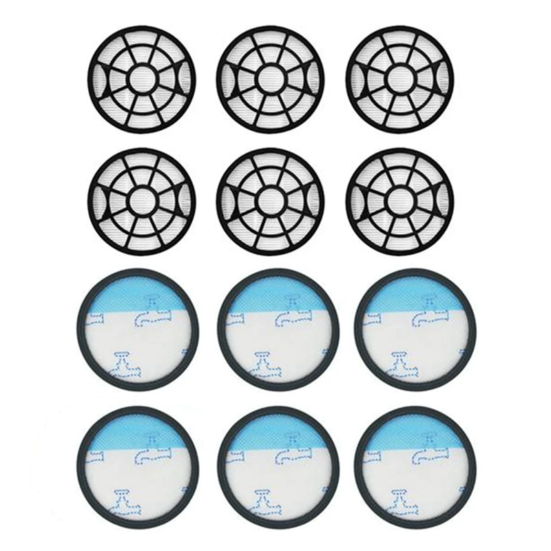 

6 комплектов деталей HEPA-фильтра для Rowenta Swift Power Cyclonic RO2932EA RO2933EA RO2957EA RO2981EA RO2910EA RO2913EA ZR 904301