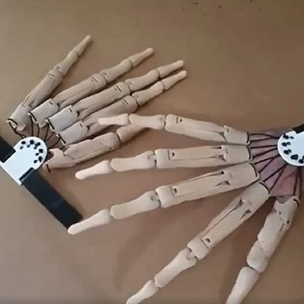 Halloween Gelenkfinger, gruselige gefälschte Finger, lustiges flexibles Spielzeug, Kostümparty, Geisterklaue, Handmodell, Halloween-Party-Dekoration – Detail 6