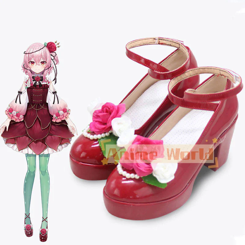 Virtual YouTuber Nijisanji OBSYDIA Rosemi Lovelock Cosplay Shoes Halloween Carnival Boots Custom Made