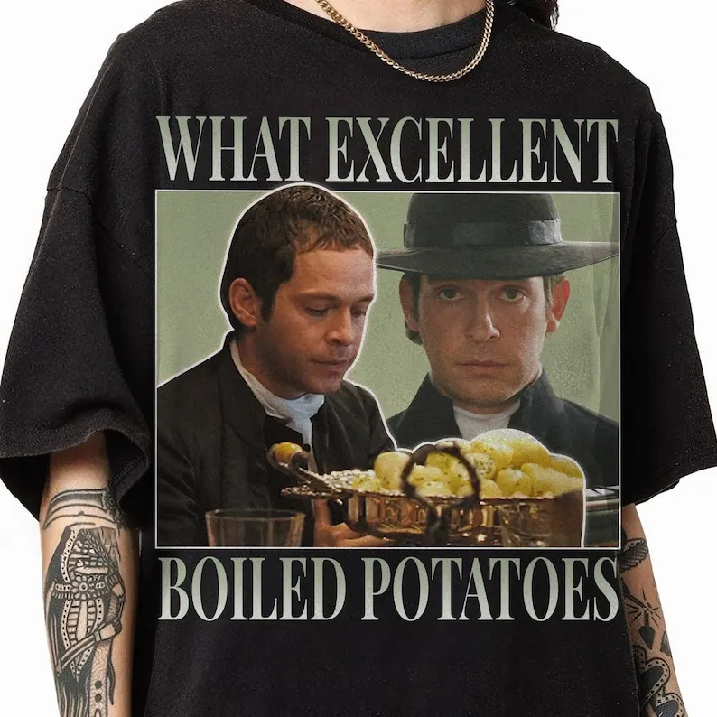 Boiled Potatoes Funny Meme Pride and Prejudice Shirt, Fitzwilliam Darcy Shirt, Bennett Dole Shirt, Gift For Book Lovers