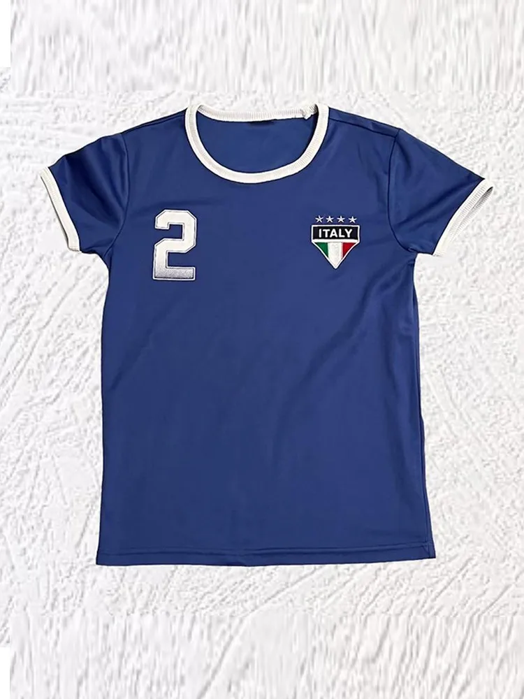 Y2K 여름 여성 티셔츠 고딕 힙합 Y2K 브라질 편지 인쇄 복고풍 하라주쿠 거리