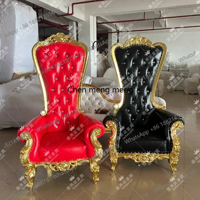 

Image chair European high back queen chair beauty manicure foot massage sofa stage prop chair