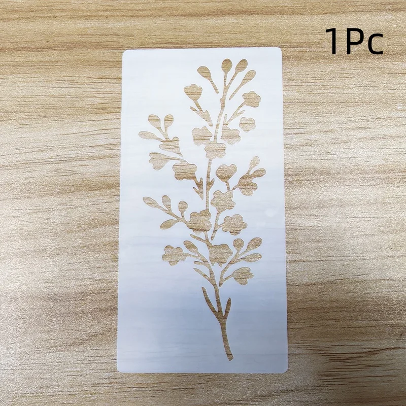 18 Pcs Flower Leaf Stencils, Reusable Painting Templates