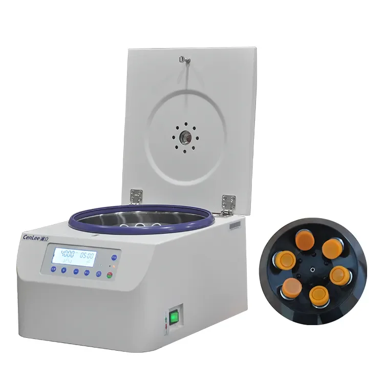 Brushless Motor Low Speed Laboratory Centrifuge CenLee4K CE Certificated Centrifuge Machine 4000rpm Angel Rotor 24x10ml