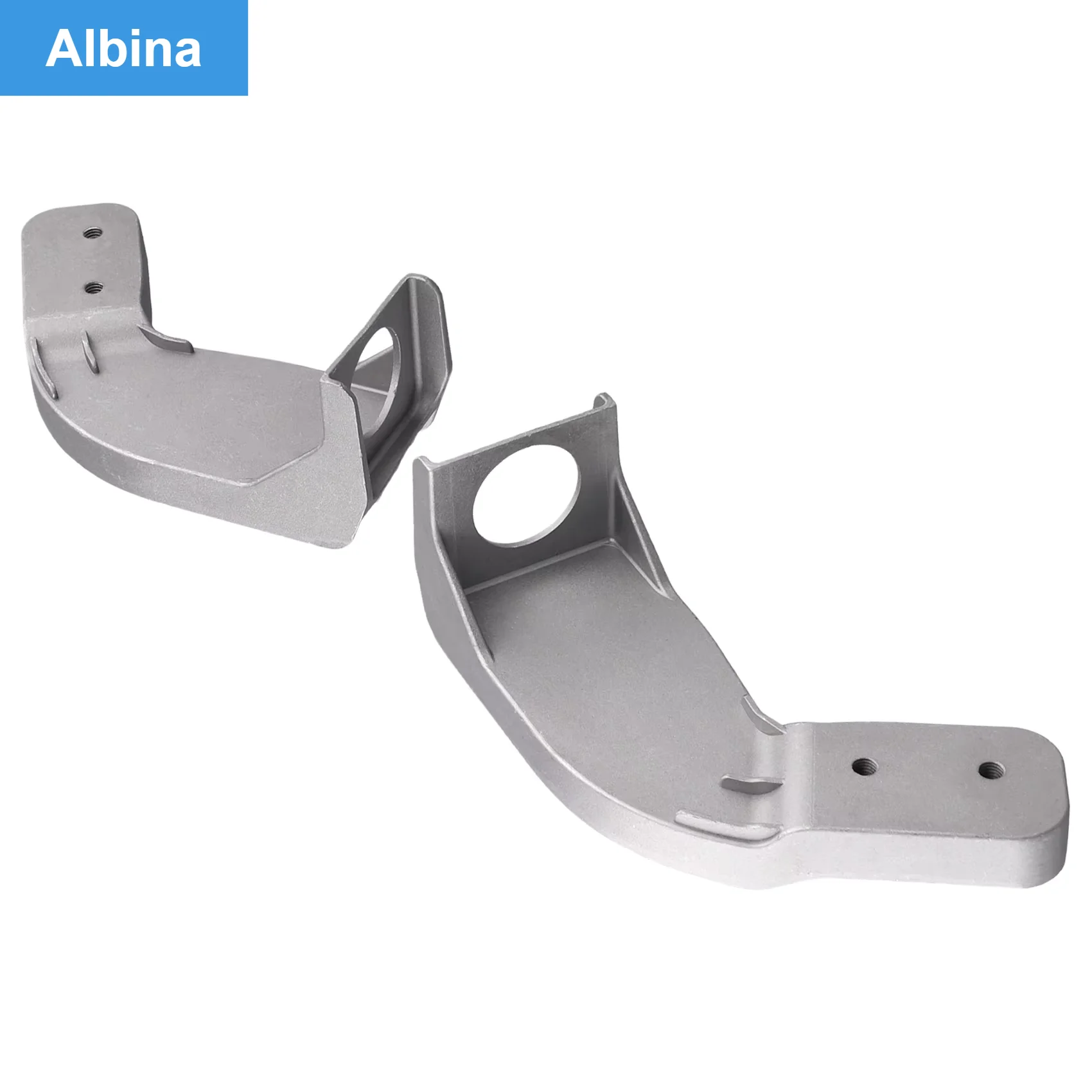 A2066203502 A2066203602 2Pcs Front Bumper Crossbar Support Bracket Mount Repair Parts For Mercedes Benz W206 C-Class 2022-2025 C