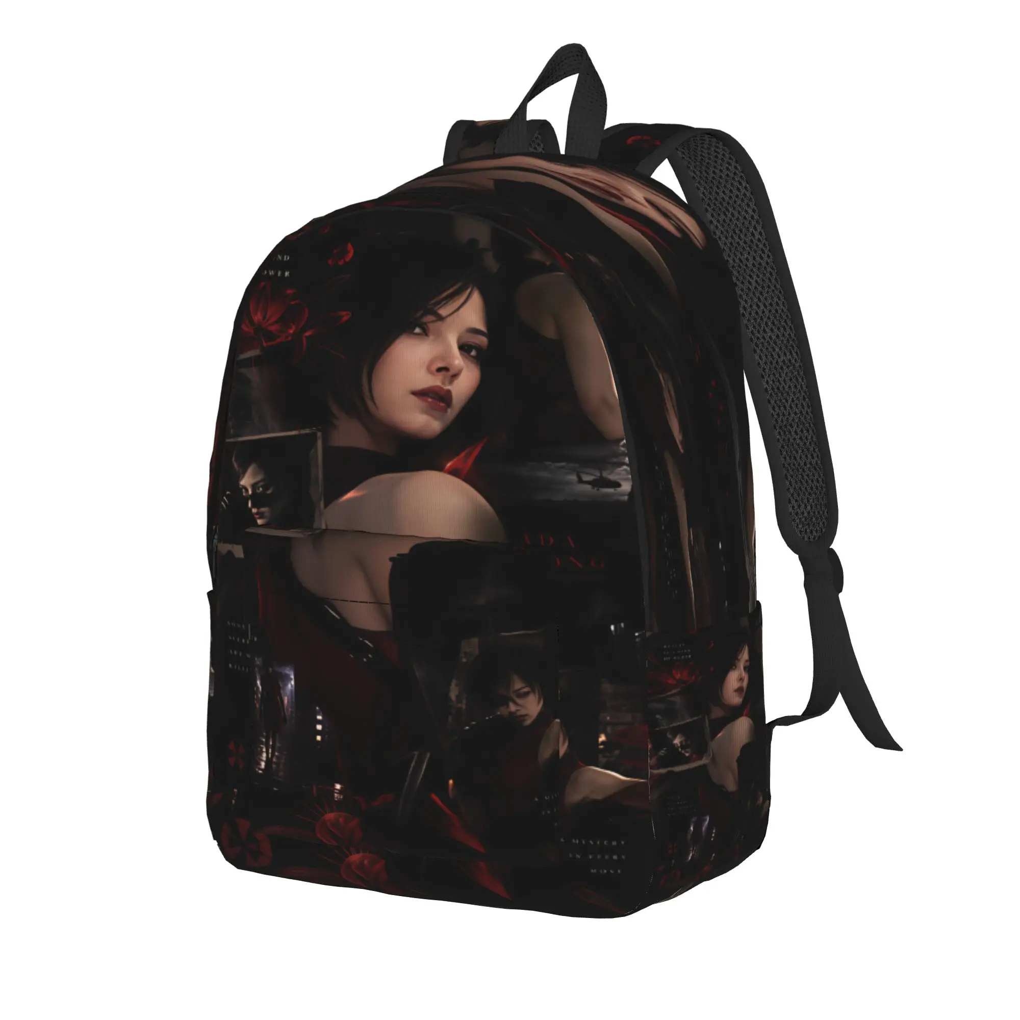Ada Wong Resident Evil Backpack  Sport Backpacks Youth Casual School Bags High Quality Soft Rucksack