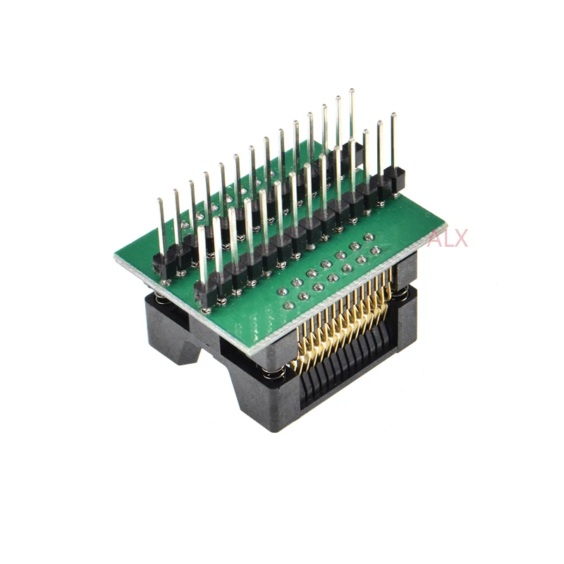 Sop28 To Dip28 Soic28 Soic 28 Programmer Adapter Socket Body Width 7.5mm 300mil Ic Socket Converter Test Chip