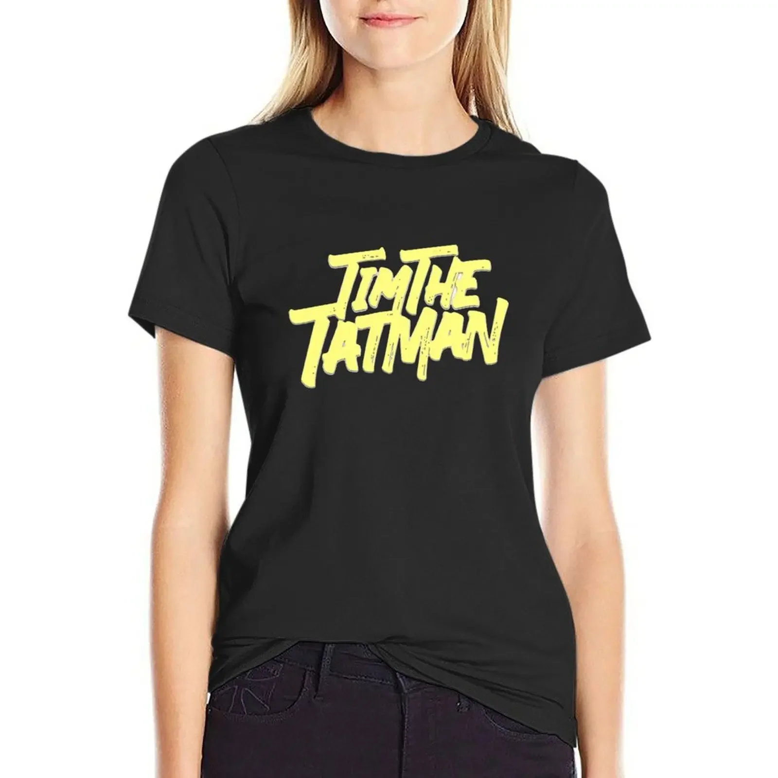 

TimTheTatman T-Shirt female oversized Aesthetic clothing graphics oversized workout shirts for Women