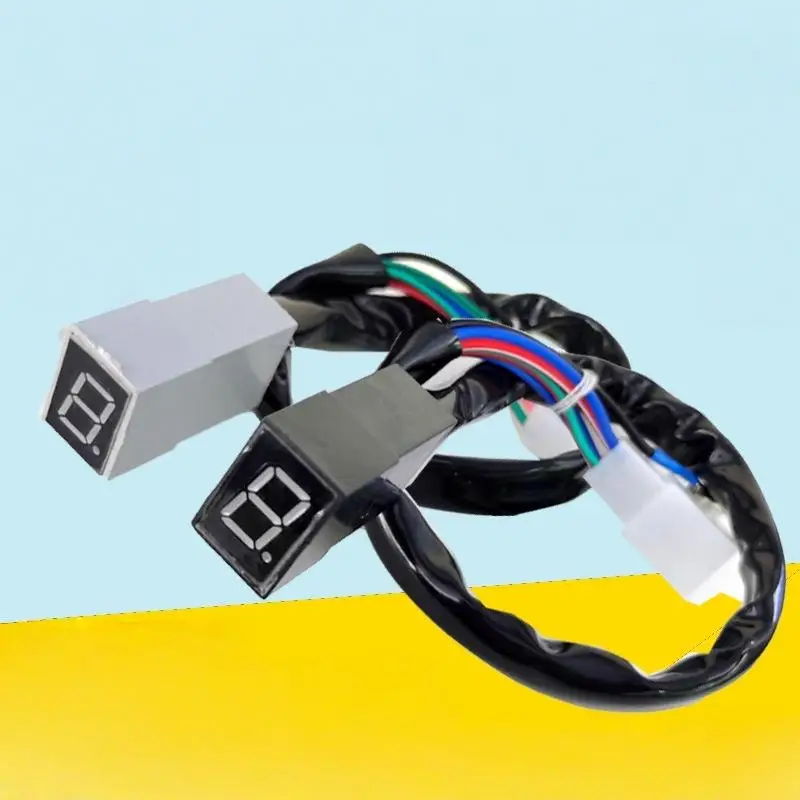 Sensor de palanca de cambios para motocicleta y Scooter, indicador de marcha Digital LED de 4/5 velocidades para 100cc, 110cc, 125cc, 150cc, 200cc, 1 unidad
