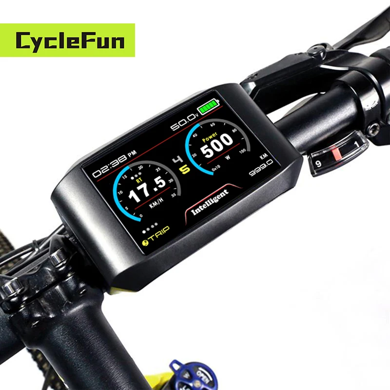 Sabvoton SVMC7280 APT V2 2KW-3KW DC 80A MQCON Brushless DC Controller with 750C TFT Display For Electric Scooter Hub Motor