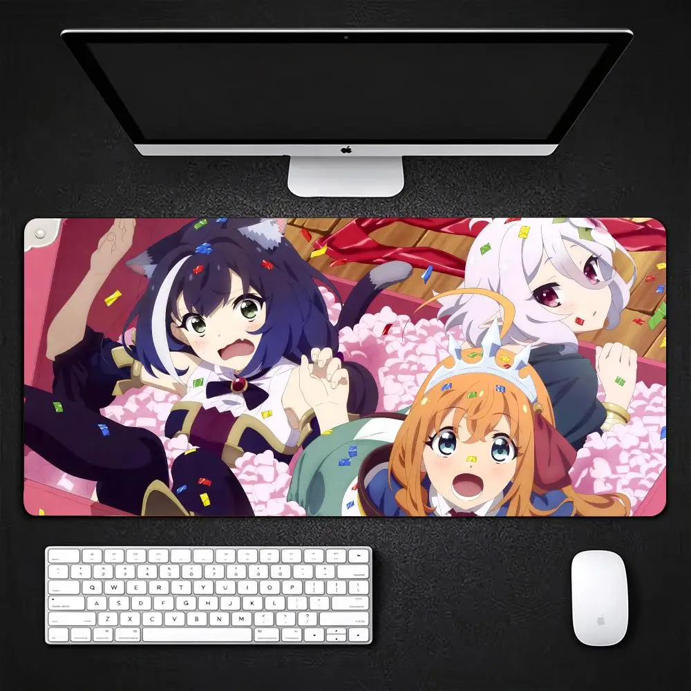 Game P-Princess Connect Mouse Pads Multiple Sizes Large Square Computer Office Game Table Mats Rubber Anti-slip Mousepads