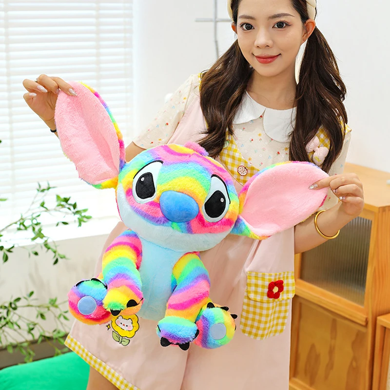 

Colorful 30/60cm Disney Lilo and Stitch Plush Toy Cartoon Anime Stuffed Kawaii Pillow Stich Doll Plushie Kids Birthday Xmas Gift