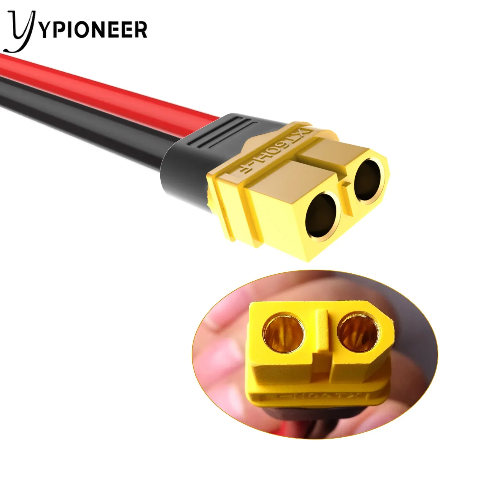 YPioneer-Cable de carga Solar T10075, adaptador XT60 a conector hembra macho Solar, Cable de extensión 12AWG 10 pies para paquete de batería