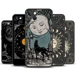 Witches Moon Tarot Phone Case For iPhone 11 12 13 14 16 15 Pro Max Mini 7 8 Plus X XR XS Max Bumper Cases Cover