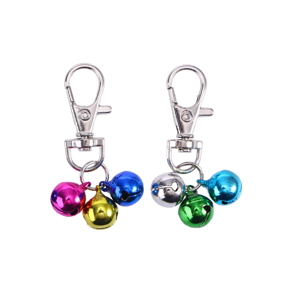 2Pcs Mini Assorted Color Bells for Pet Dog Puppy Collar Decoration (Random Color) pet bells cat bells for collars