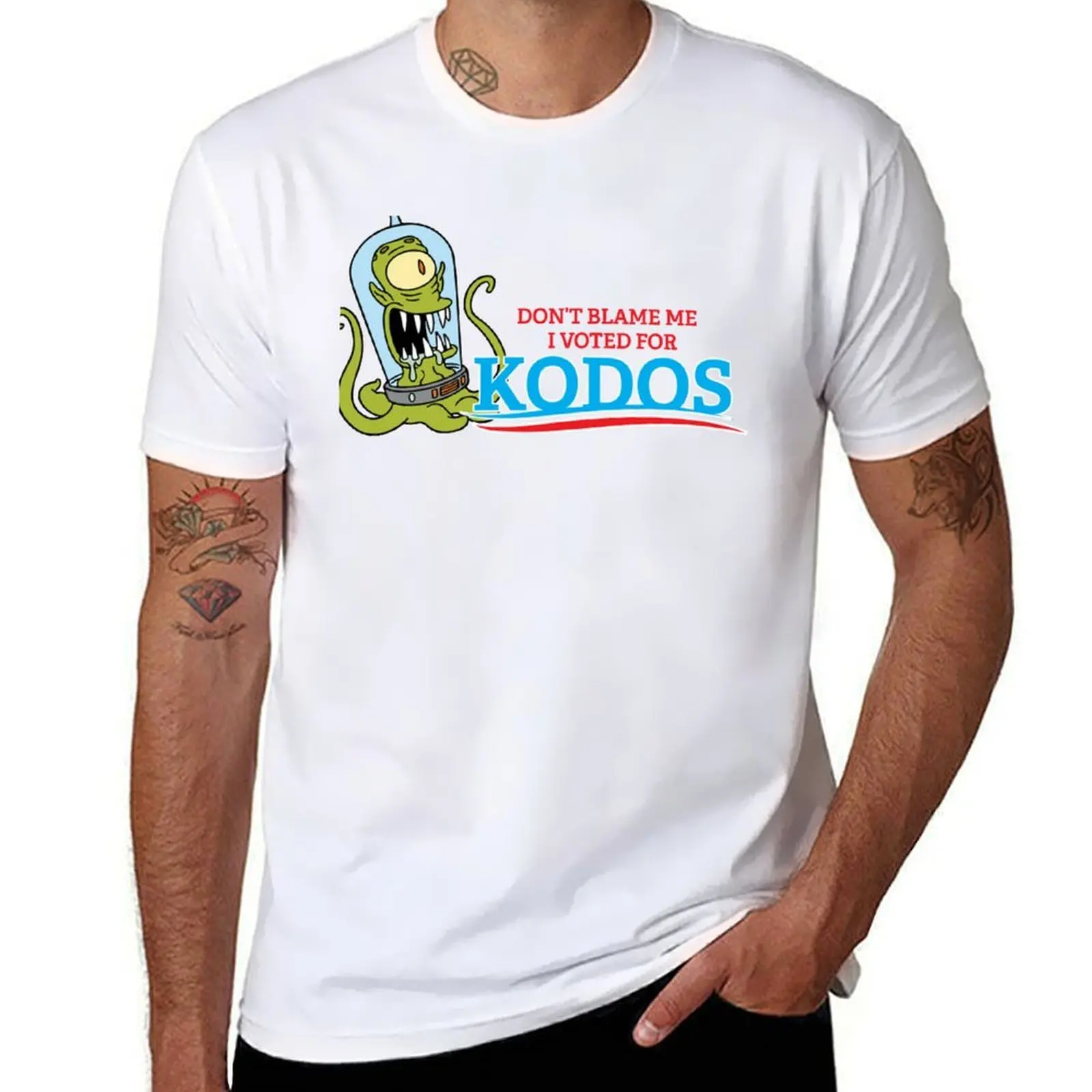 

Don't Blame Me I Voted for Kodos T-Shirt man t shirt luxury cotton t shirts high quality T-Shirt
