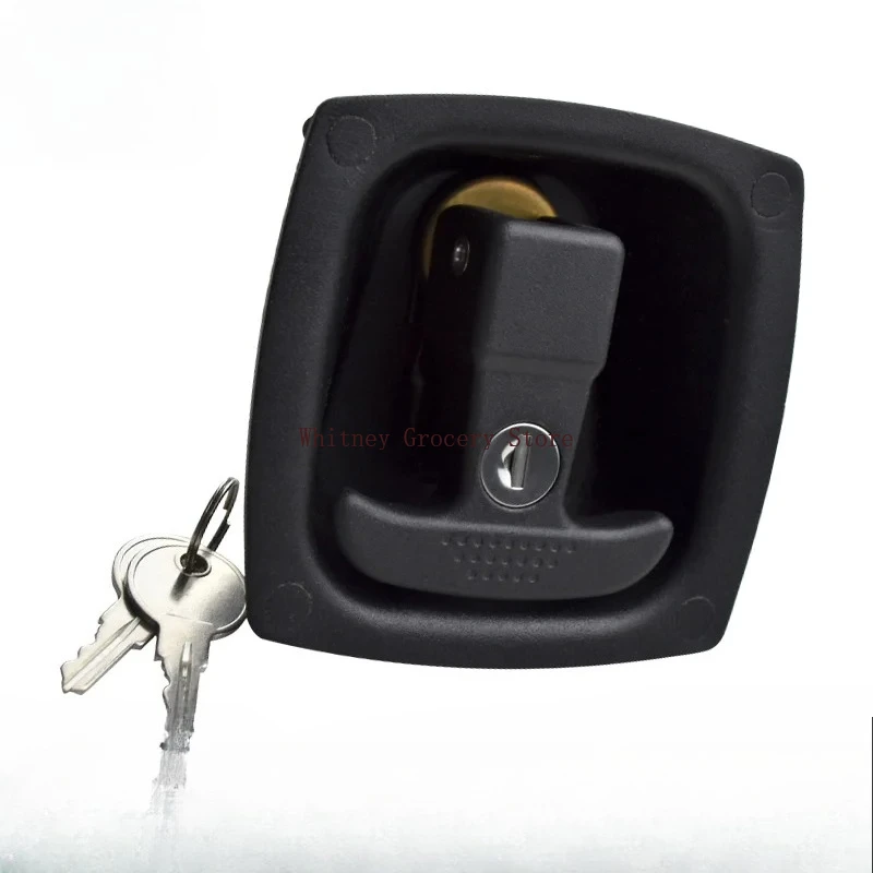 toolbox lock Automotive industry heavy duty vehicle zinc alloy t bar handle tool box folding compression paddle latch