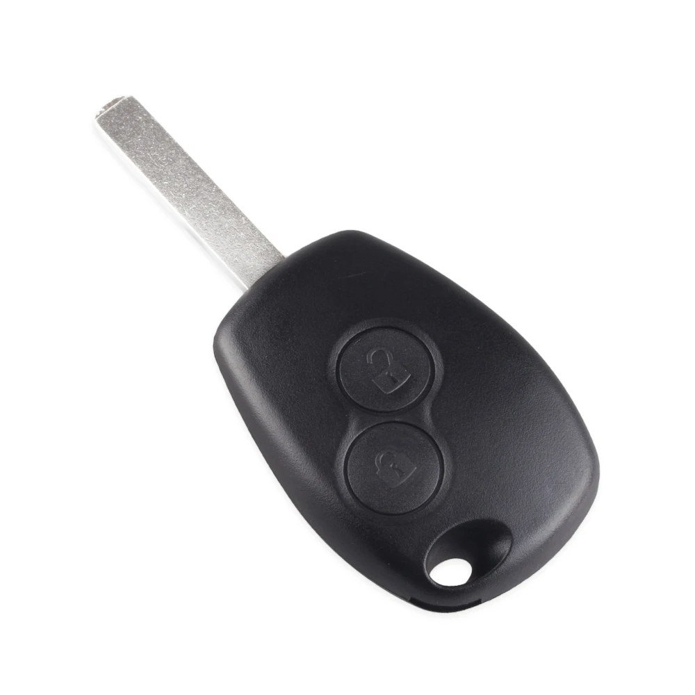 KEYYOU 2/3 Button Remote Car Key Shell Auto Key Case for Renault Dacia Modus Clio 3 Twingo Kangoo Uncut Blank Blade Replacement