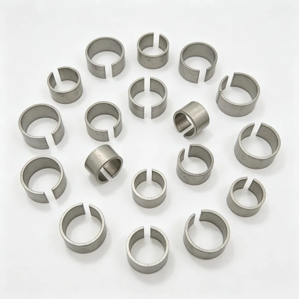20Pcs Open C Ring Split Bushing 2.0mm Thick 201 SS Iron Inner C-Ring Fit Round Square Tube Weld Pull Handle Hardware Parts