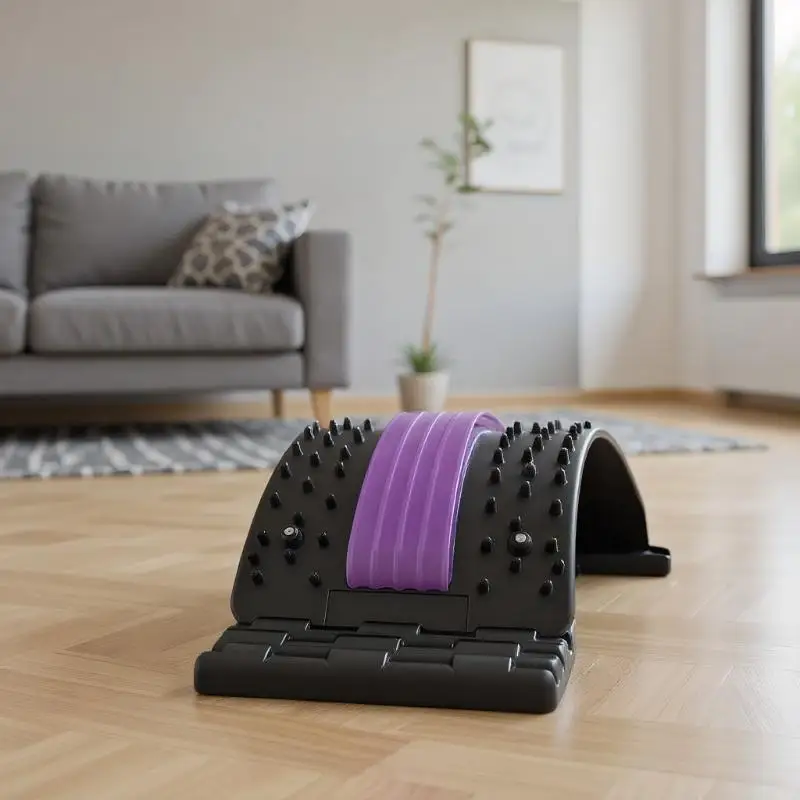 1 قطعة جهاز مهدئ الظهر القطني المغناطيسي العمود الفقري تمتد ضغط العصب الإغاثة الفقرات مصحح-علاج تخفيف آلام الظهر