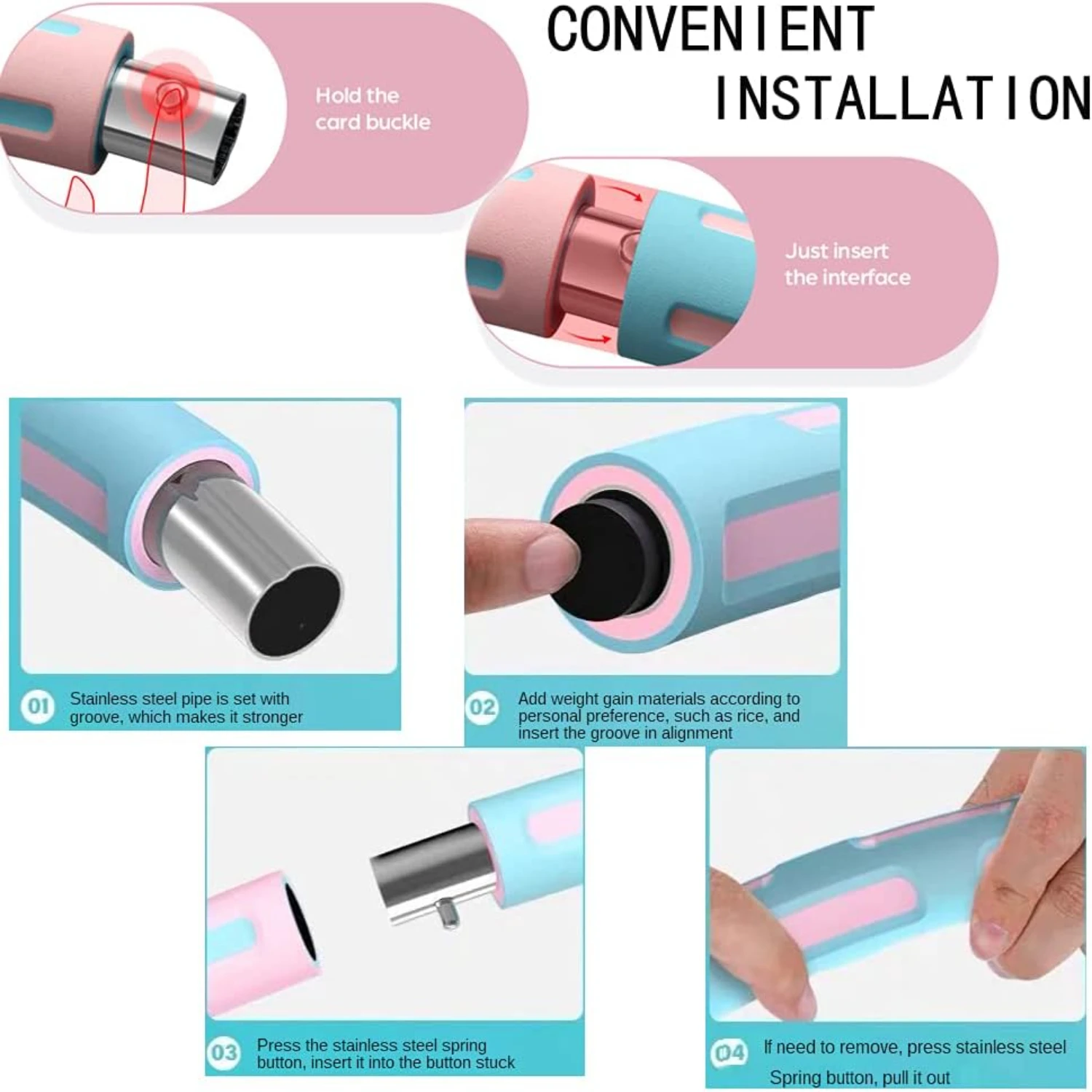 Adjustable, Convenient, and Portable Weighted Hoola Hoop with Soft Padding for Effective Women's Weight Loss Goals - Intense Det