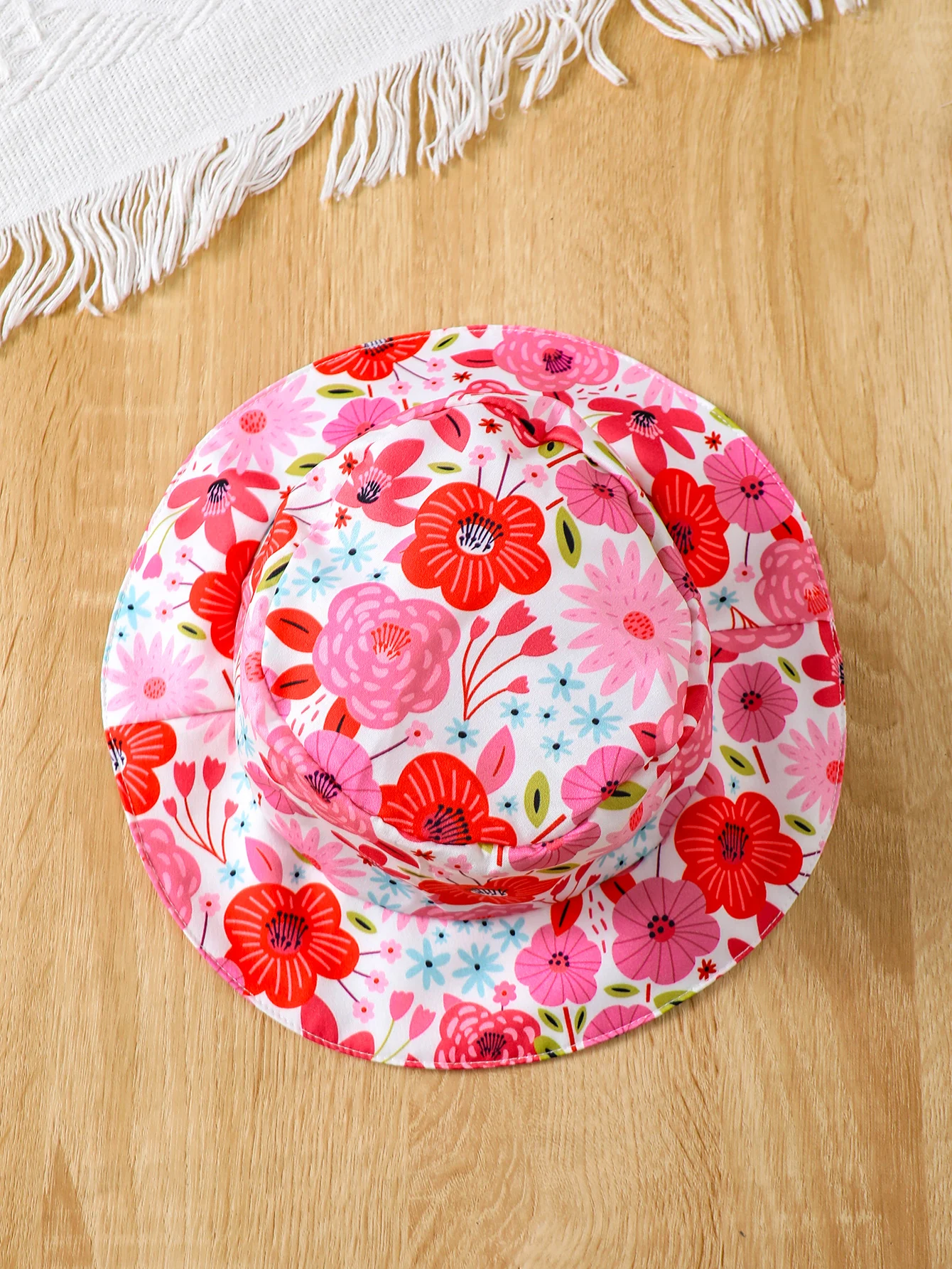 Baby Girl Summer Dress Strap Beautiful Printed Strap Dress+Hat Two Piece Set for 0-3 Year Old Baby Girl Beach Vacation Dress