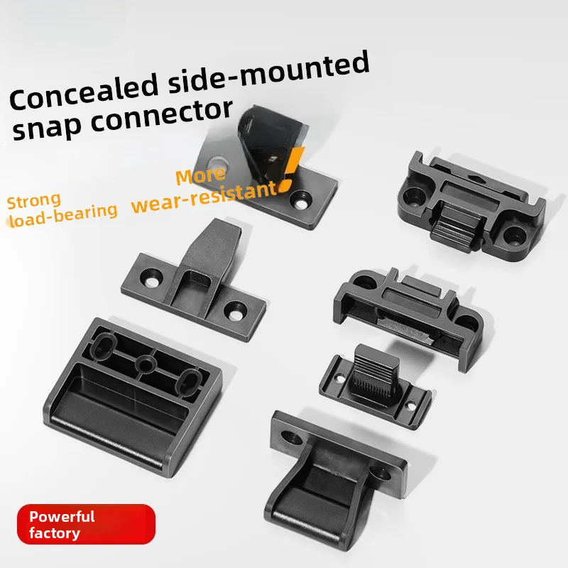 Plastic Hidden Male & Female Buckle, Roman Column Connector, Wall Panel Fastener for Cabinet Crown Moulding Installation