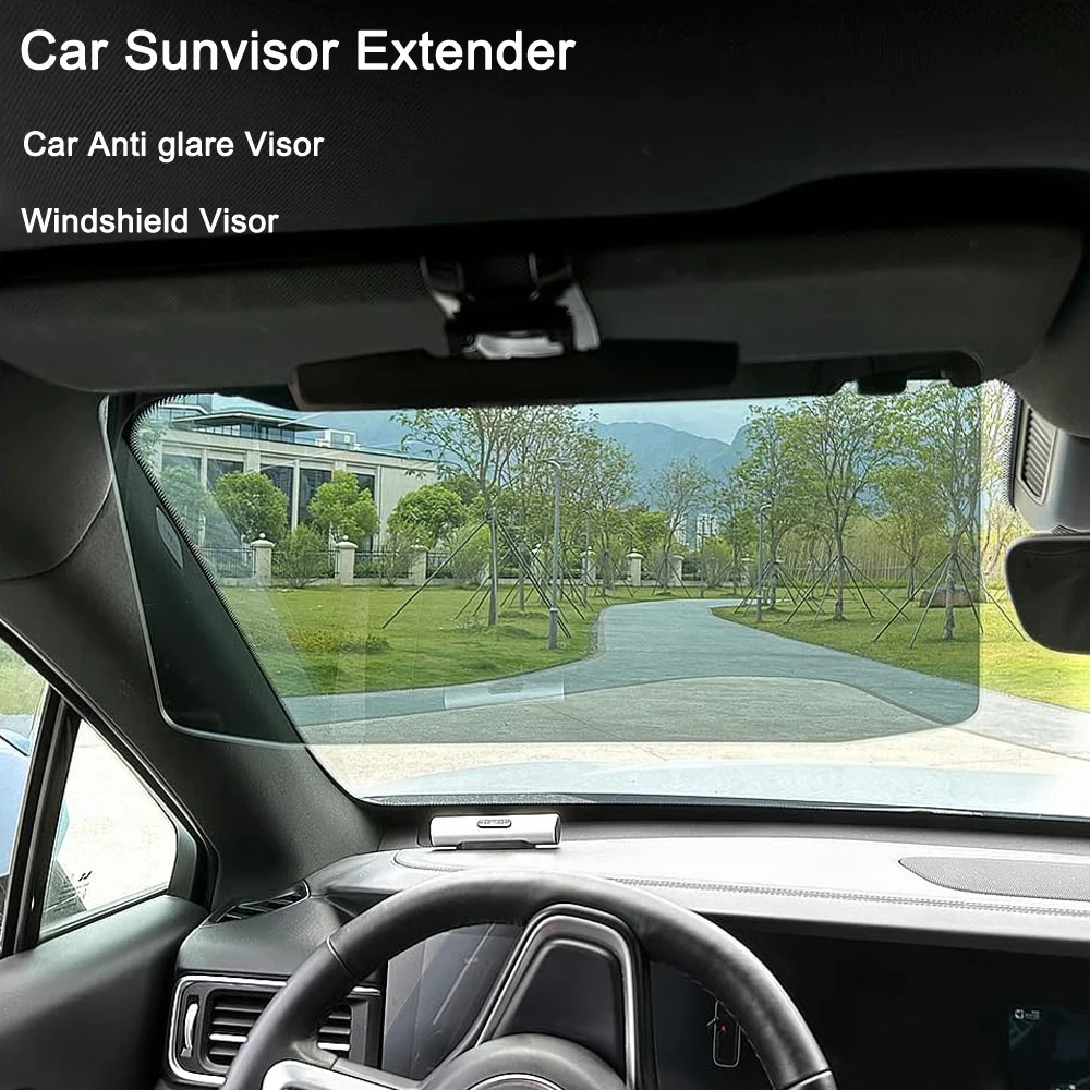 Sun Visor for Car Anti Glare Universal Sun Visor Extender Auto Sun Visor Sunshade Extender Protects from Sun Glare Accessories