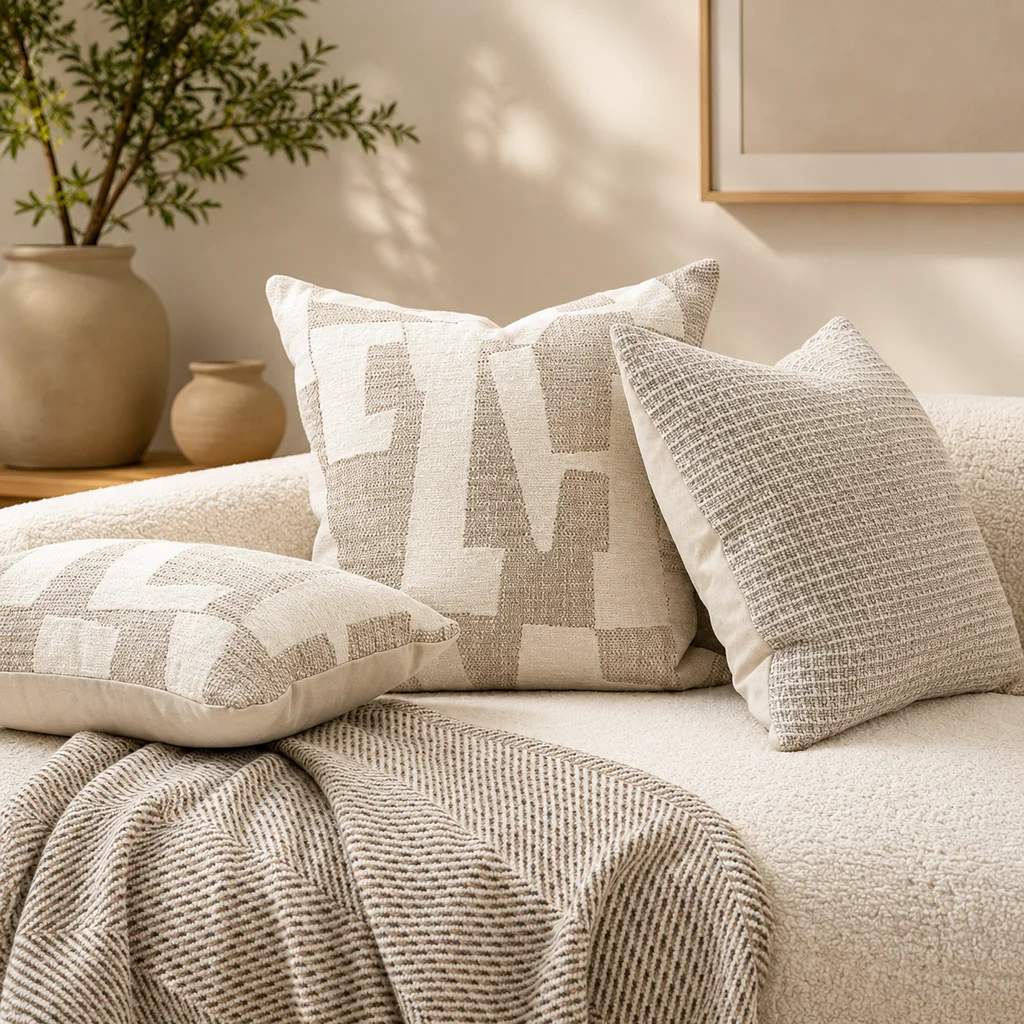 45x45cm/30x50cm Modern Geometric Velvet Semicircle Pillowcase Soft Decorative Cushion Cover for Sofa Chair Bed