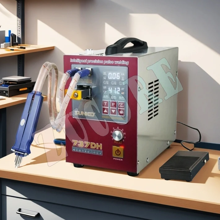 SUNKKO 737DH Mini battery spot welder for 18650 battery torch spot welder 4.3KW 220V 110V