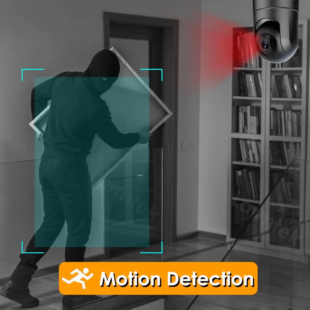 4MP IP Camera 5G WiFi 2K Baby Monitor 1080P Mini Indoor CCTV Security Camera Auto Tracking Audio Video Surveillance Camera Alexa