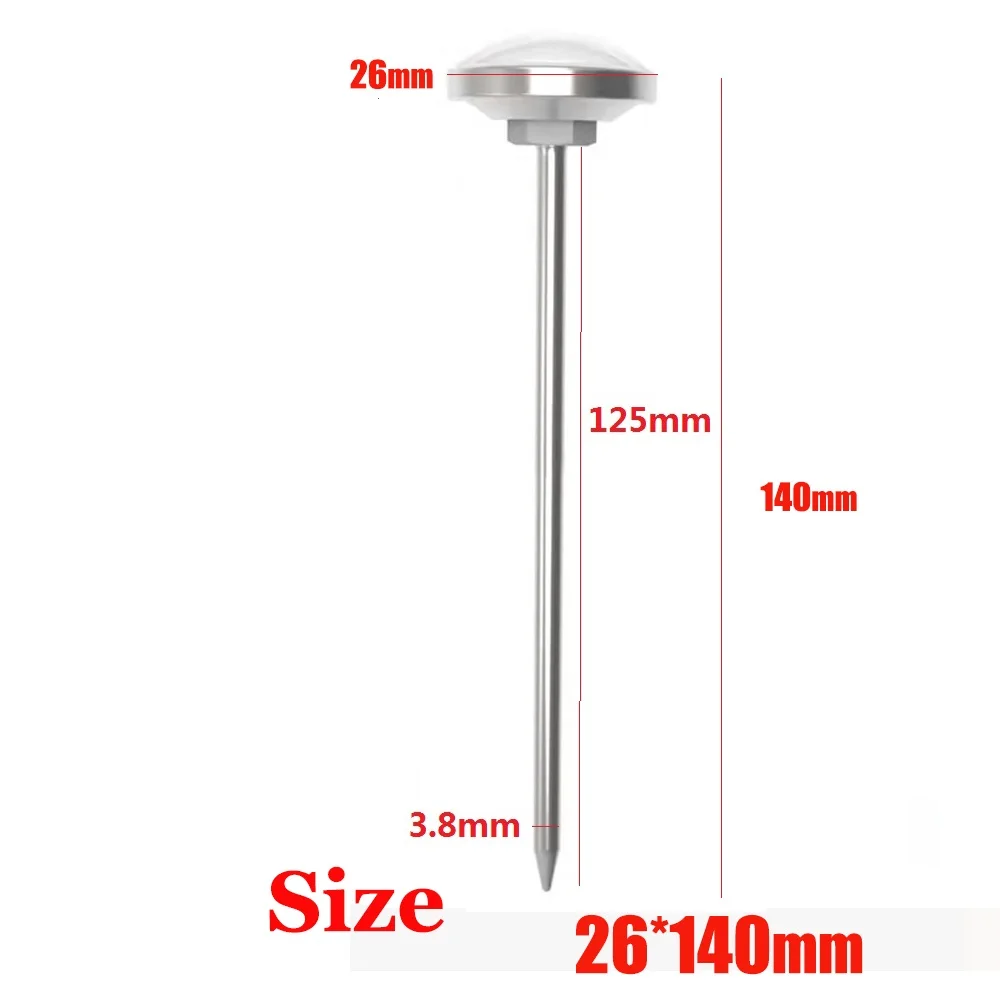 0 ° C ~ 120 ° C  Termómetro para garrafas de leite  Agulha de flor de café 125mm de comprimento sonda  Sensores de temperatura  Tipo ponteiro termográfico BBQ  Piqueniques ao Ar Livre  Termómetro da máquina de café da