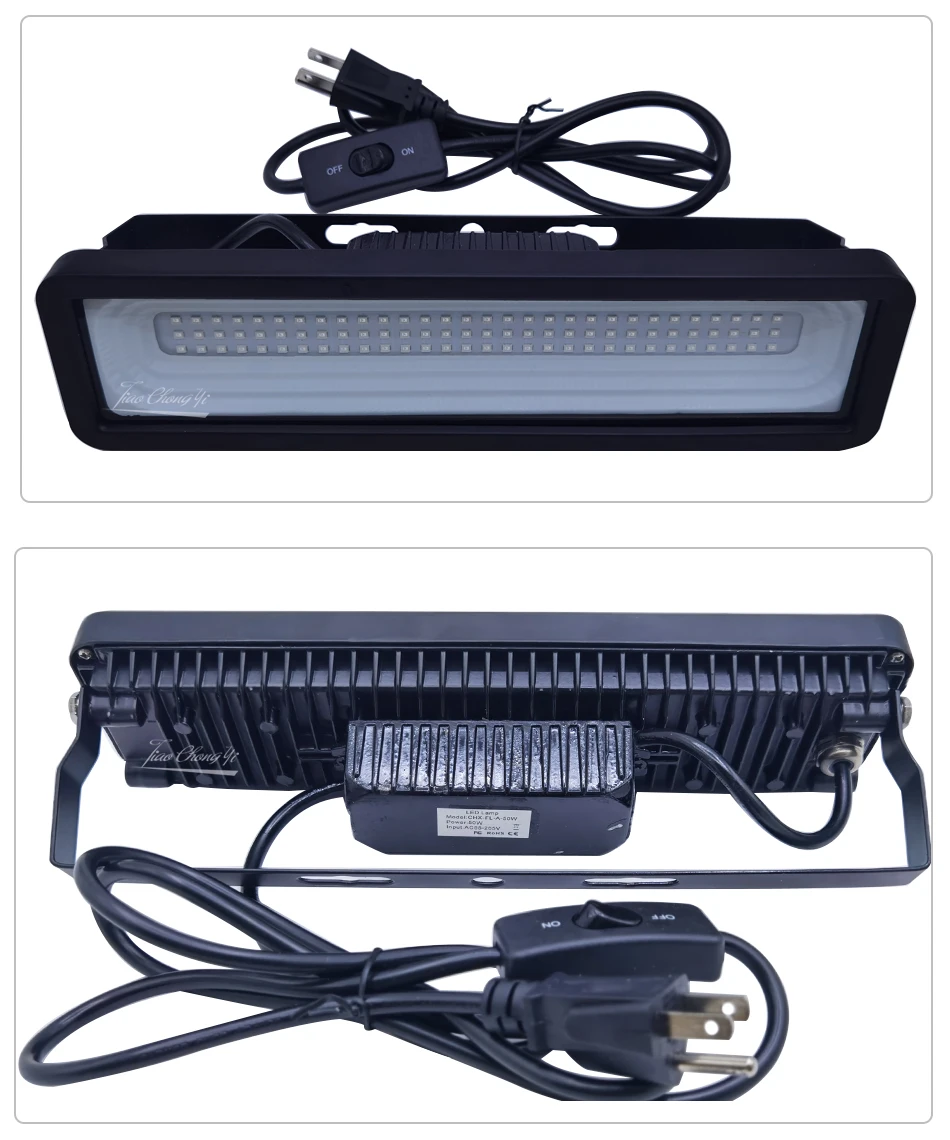 50W UV 395nm LED Flood light 85-265VAC Outdoor IP66 waterproof Ultravilet Black Lamp Stage Floodlight