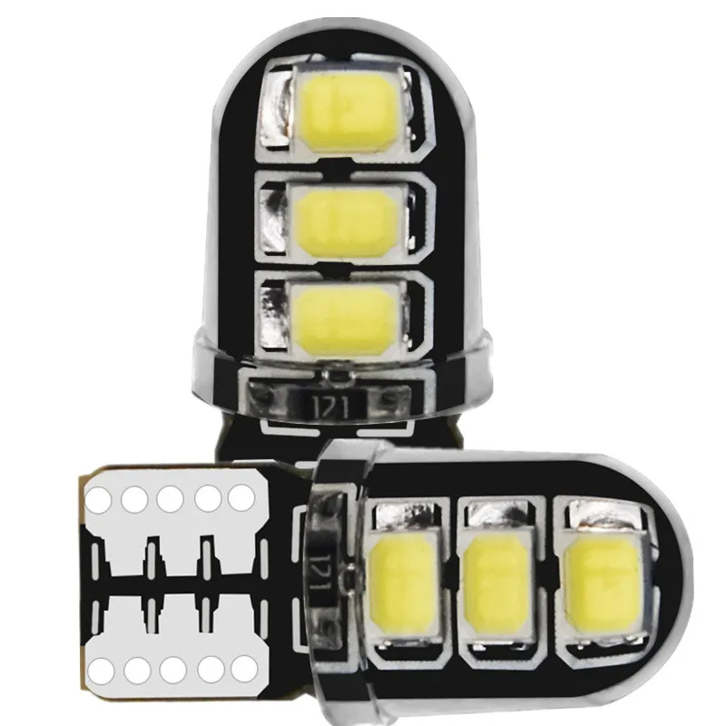 2/5pcs High Power 2835 Chip T10 W5W 15W 194 168 Car LED DRL Interior Reading Map Dome SIDE INDICATOR Lights Car Light Source
