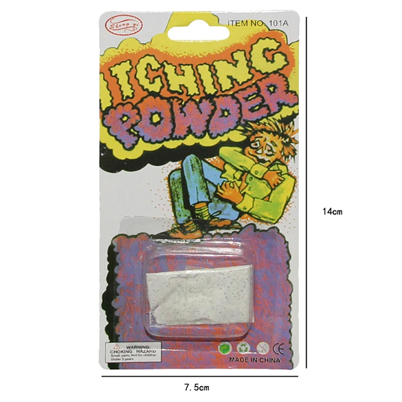 Itch Powder Prank Itch, Piada engraçada, Truque Mordaça, Novidade Toy, Gadgets Party for Kid, Adulto