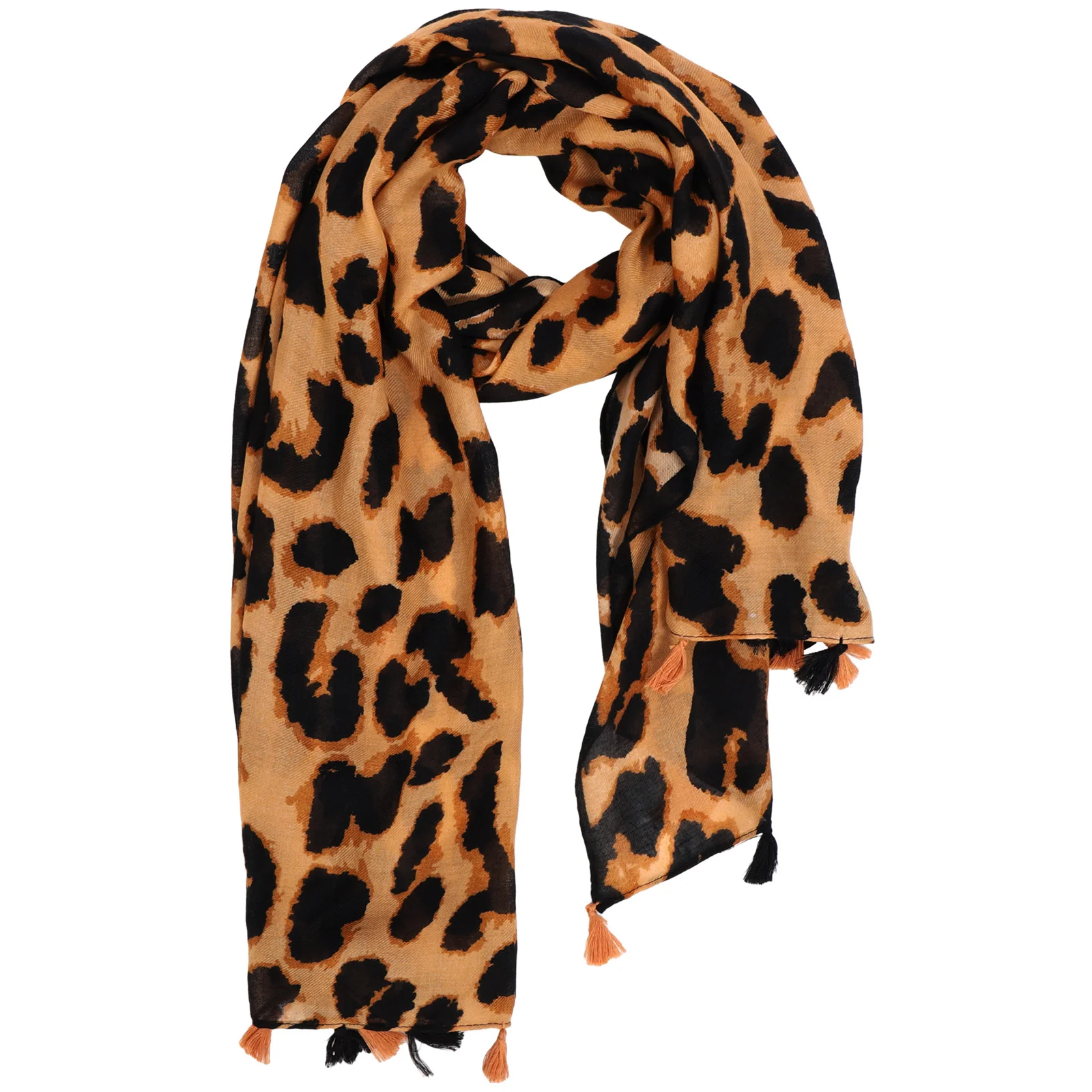 

Leopard Print Scarf Comfortable Cotton Shawl 180x90cm Women Beach Party Air Conditioning Room Gift Women Scarf