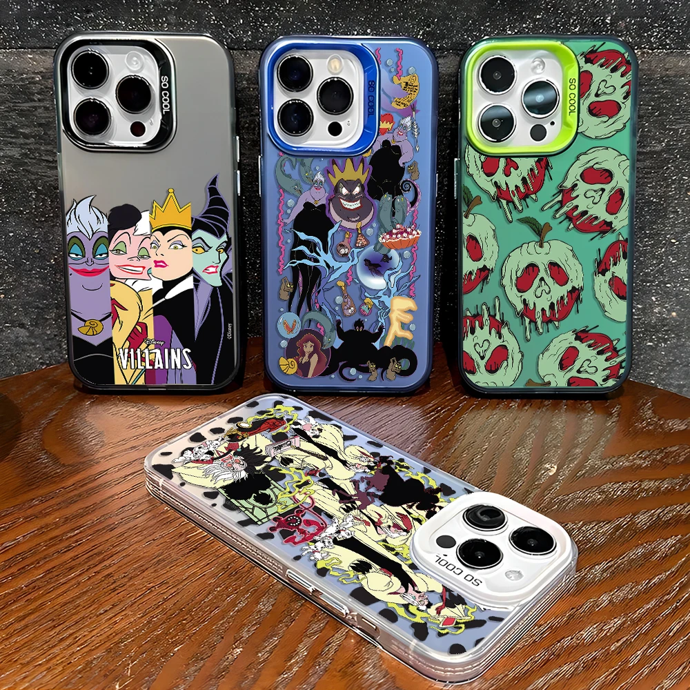 Funny Snow White Halloween Cute Phone Case For iPhone 16 15 14 13 12 11 Pro Max X XR XSMAX 8 7 Plus Candy Matte Shockproof Cover