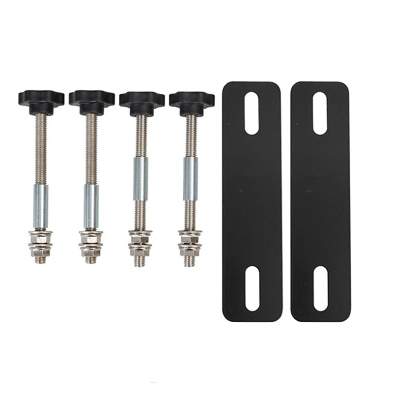 ABHS-Universal Car Recovery Board Mounting Pins Base Plates Kits Easy-To-Install Escape Board Mount Safetys Traction Board