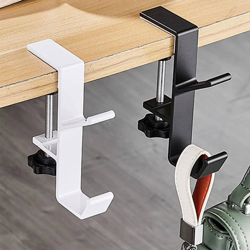 2/4/6/8PCS Christmas Stocking Holders Adjustable Fireplace Stocking and Garland Hanger Metal Hooks for Home Party Decoration