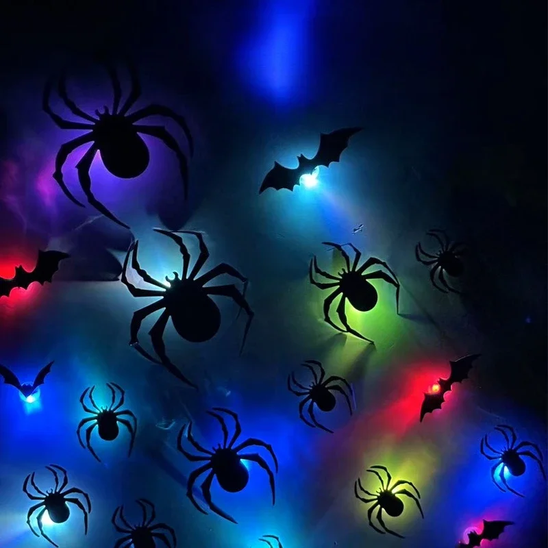 24 Stück Party Halloween Wandaufkleber Fledermäuse Dekorationen verschiedene Größen abnehmbare PVC Wandaufkleber Indoor Home Fenster Dekor