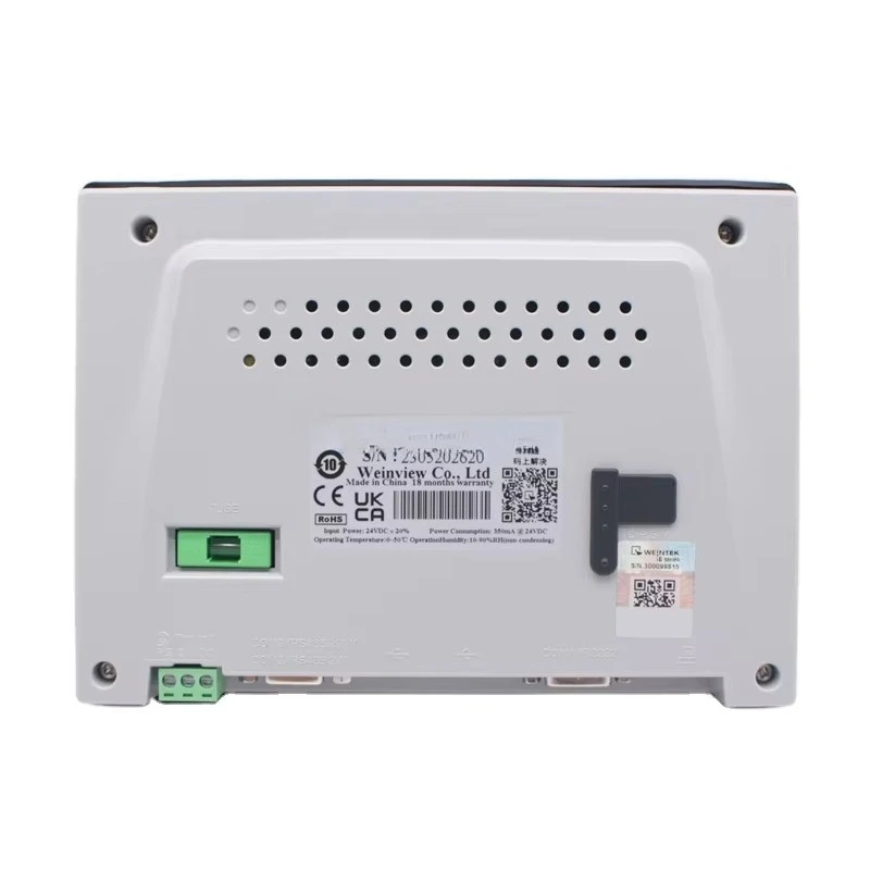 

New MT8071IE HMI Controls Machines with 7 Inch TFT 800x480 Display and Ethernet RS 232 RS 485 at 24V DC