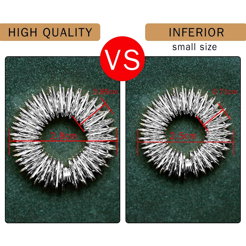 100個入り 指圧リング スパイク付き指リング 指圧指リングセット ティーンエイジャー 大人向け ストレス軽減 マッサージャー ストレス解消