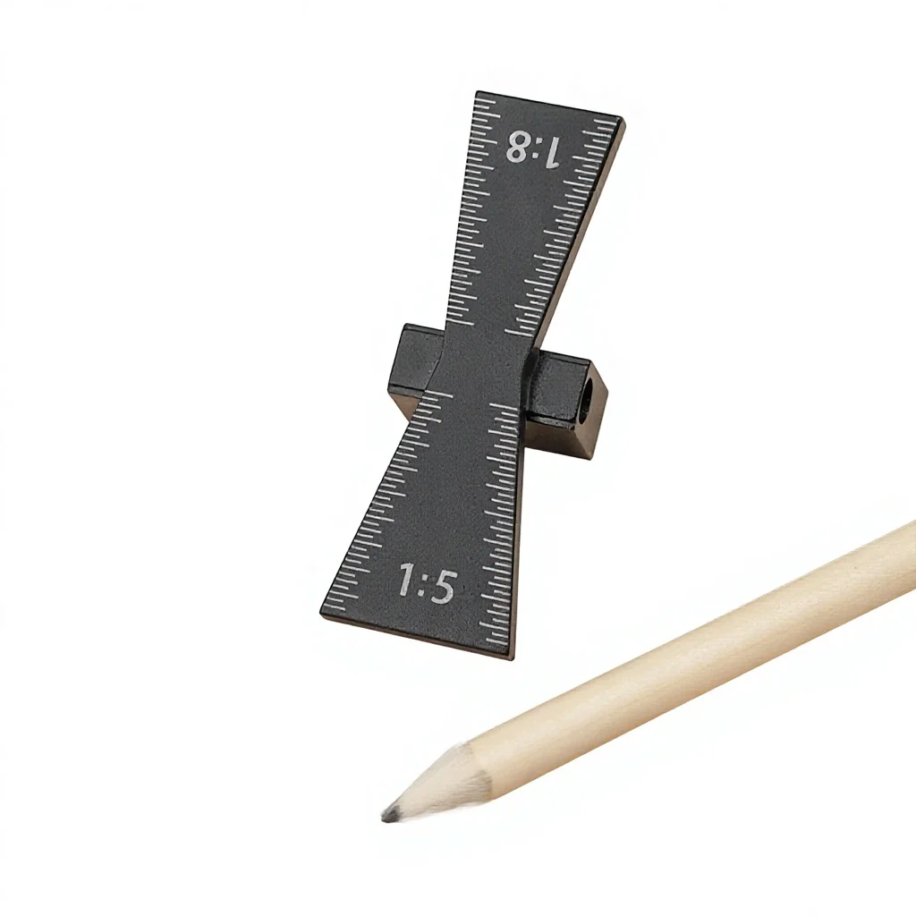 hit productAluminum Alloy Dovetail Scriber All-Aluminum One-Piece Material Compact Woodworking Tool DIY Tenon Dovetail Joint Mod