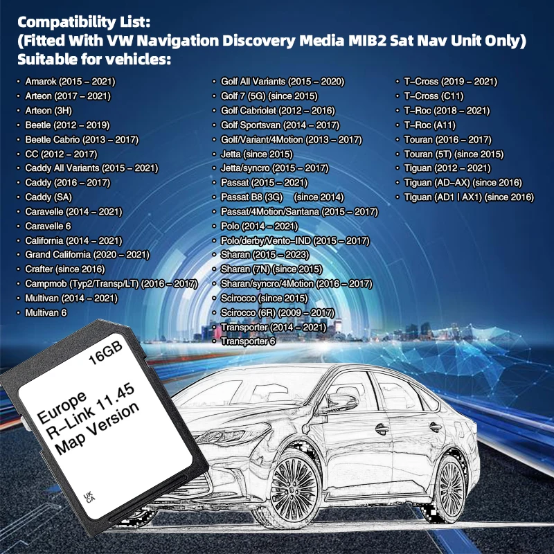 Upgrade Map GPS Road Navigation Carminat R-Link 11.45 for Renault Megane Laguna Kangoo SD Card Car Sat Nav 16GB Europe UK 2025