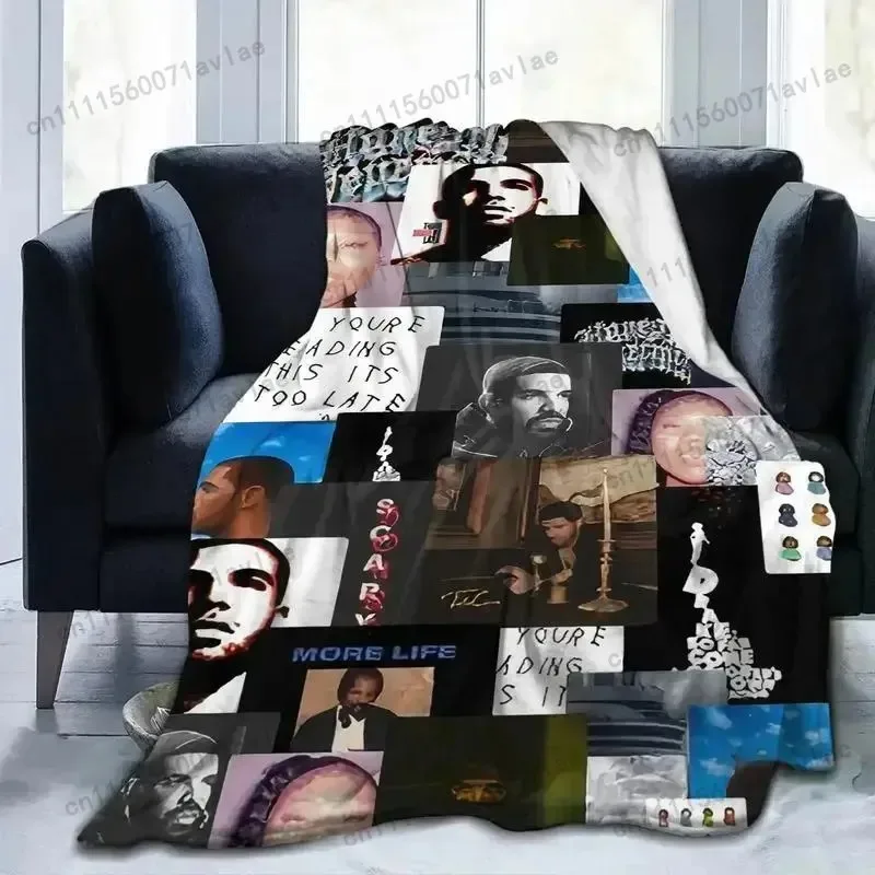Customize Soft Funny Throw Blanket Drake Lyric Explorer Flannel Blanket Inspired Ultra Soft Flannel Blanket Warm and Cozy Living