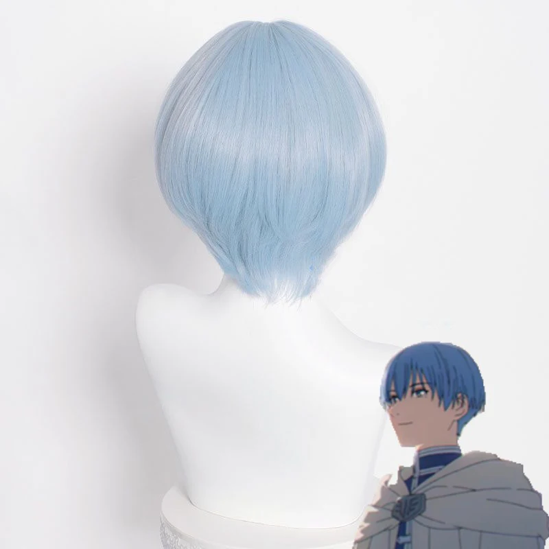 Anime Frieren au-delà du voyage fin rôle perruque Himmel personnage modélisation cheveux courts Banquet vêtements Match Simulation Bob coupe de cheveux